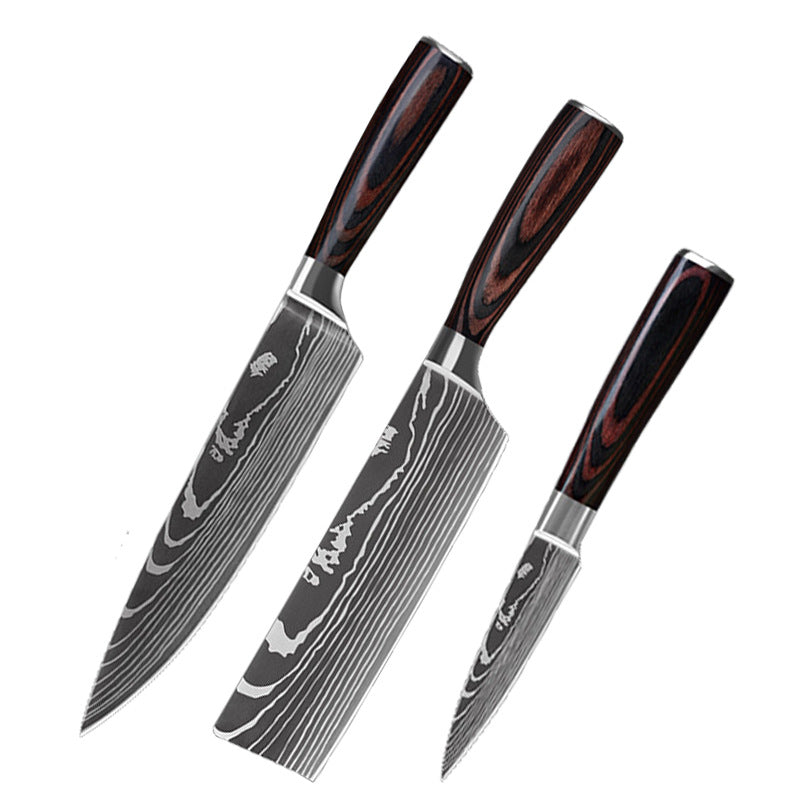 Stainless Steel Kitchen Knife Set (6/8/10 Pieces) | Sharp Chef Knives for Cooking