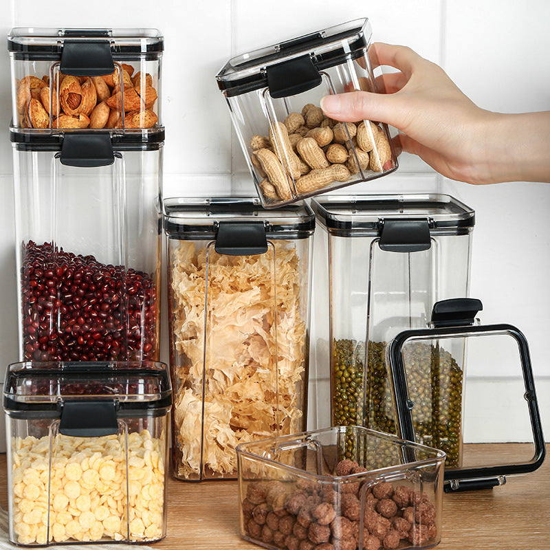 Airtight Food Storage Containers for Kitchen | Fresh Keeping Storage Jars Set